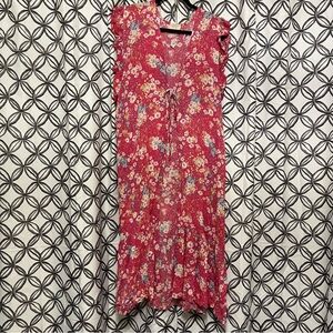 1.4.3. Story by Line Up Pink Asymmetrical Duster